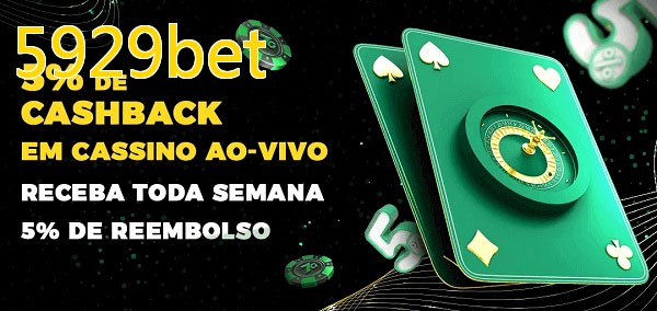 Promoções do cassino ao Vivo 5929bet